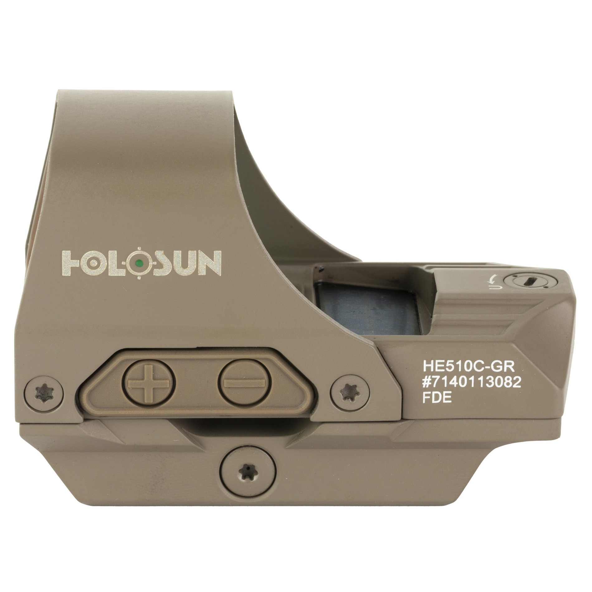 Holosun 510C Open Reflex Sight With Solar Backup For Rifles