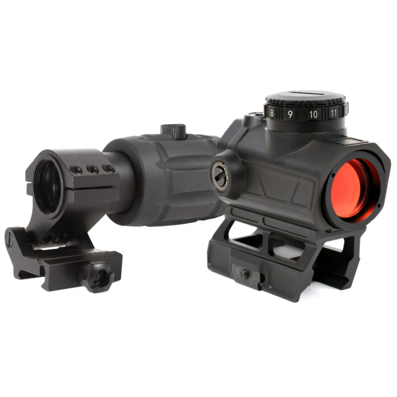 AT3™ ALPHA Shake Awake Red Dot Sight with RRDM 3x Magnifier Kit