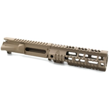 AT3 Tactical Forged AR-15 Upper Receiver with Pro Quad Rail Combo - 7 Inch - Flat Dark Earth