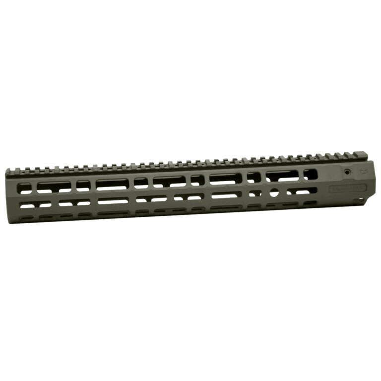 AT3 Tactical SPEAR XL Suppressor Ready M-LOK Rail - OD Green - 15 Inch