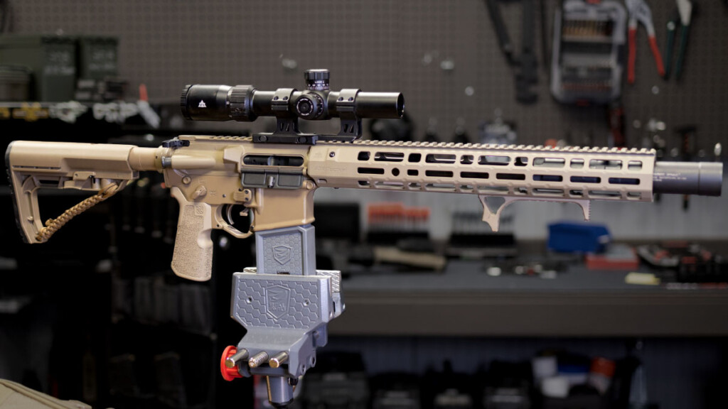 AT3 Tactical SPEAR XL with Forged Upper Combo - FDE with Optimus Suppressor