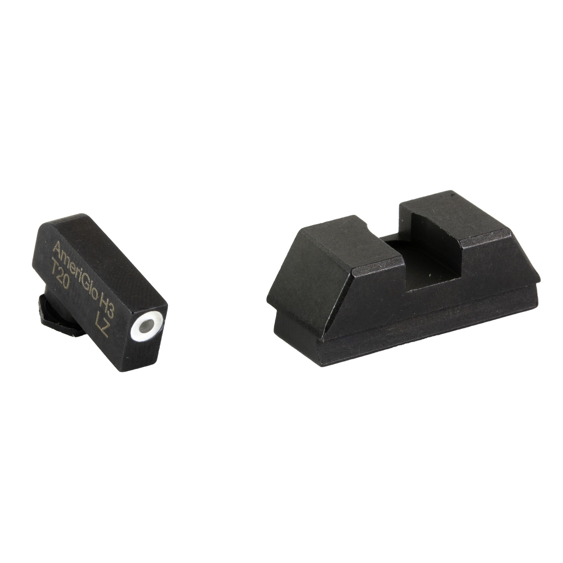 AmeriGlo Optic Compatible Tritium Iron Sight Set for Glock 43X/48