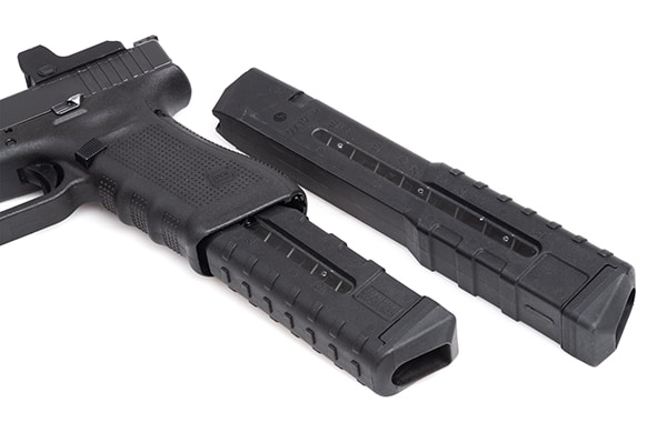 9mm gun glock extended clip