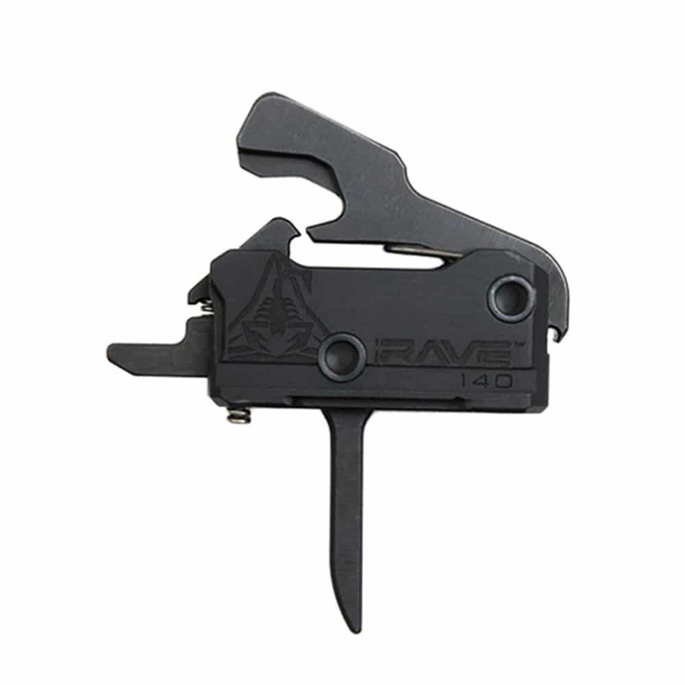 Rise Armament Rave 140 Single Stage AR 15 Trigger with Anti-Walk Pins ...