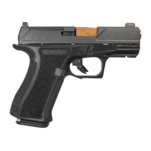 Shadow Systems, CR920X Foundation, Striker Fired, Semi-Automatic, Polymer Frame Pistol, Sub-Compact, 9mm, 3.4" Bronze Barrel, Foundation Slide, Stainless Steel Guide Rod, Optics Ready, Nitride Finish, Black, Trigger Safety, Tritium Front Night Sight, 15 Rounds, Includes Optics Kit