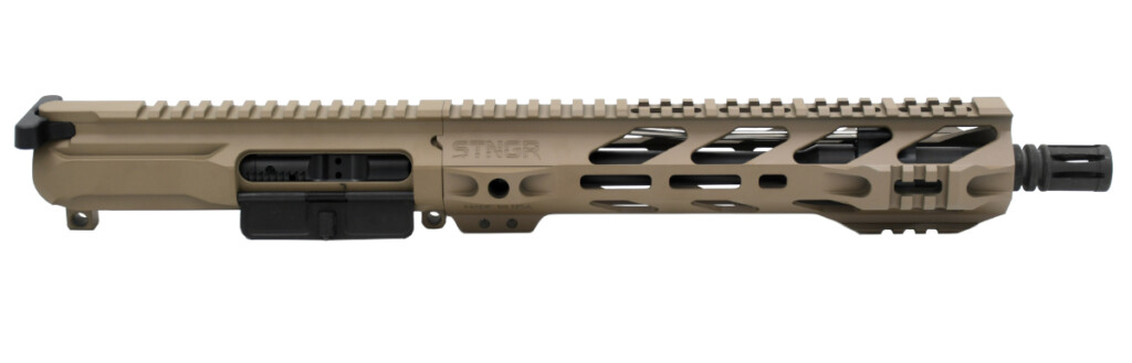 STNGR RPTR Complete 5.56 Pistol Upper with 11.5 Barrel and Flash Hider - FDE