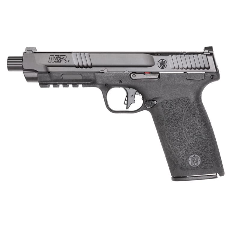 S&W M&P 5.7X28 Optics Ready Pistol - 22 Round - Black - Threaded Barrel