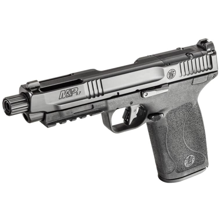 S&W M&P 5.7X28 Optics Ready Pistol - 22 Round - Black - Threaded Barrel