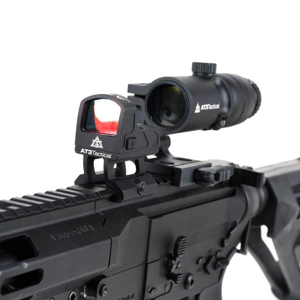 AT3™ 4x Magnified Red Dot Kit | AR 15 Red Dot Sight | 4x Magnifier