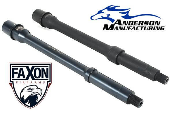 Choose your barrel! Faxon Firearms or Anderson Manufacturing